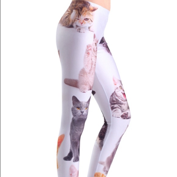ROMWE Pants - 😻cat leggings😻