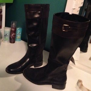 Leather boots!