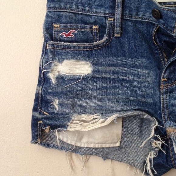Hollister jean shorts