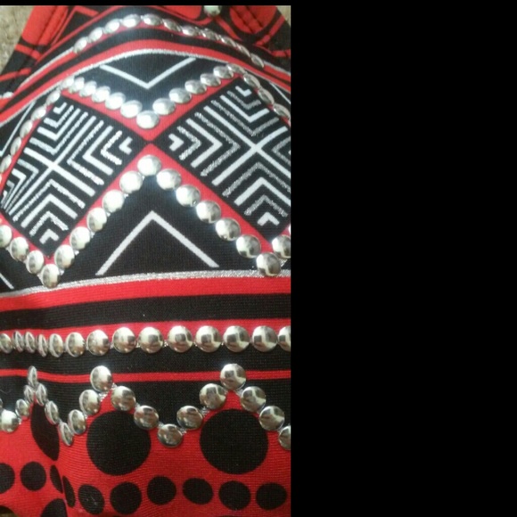 Red xhilaration string bikini top - Picture 2 of 3