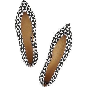 Isabel Marant Printed Canvas Flats