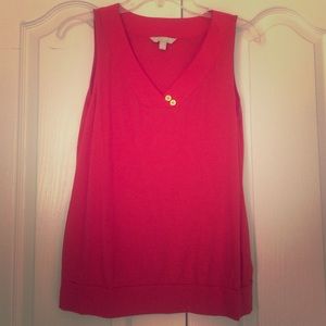 Banana republic red-orange top
