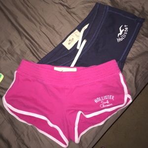 2 pairs of Hollister shorts