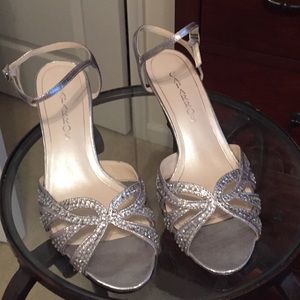Silver shoes