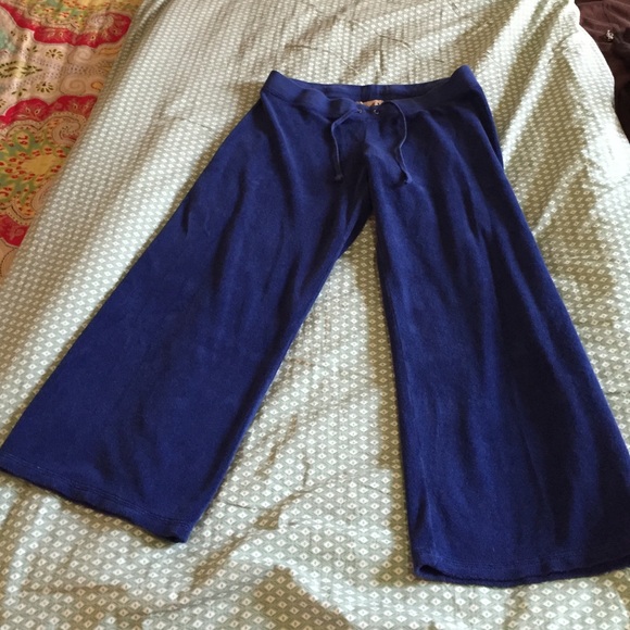 ❌SOLD❌ Juicy Couture Terry Capri Sweat Pants - Picture 1 of 3