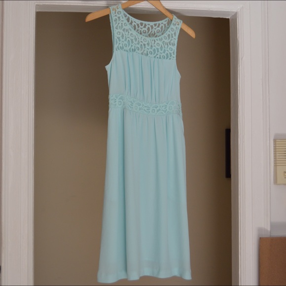 Anthropologie Sky blue dress - Picture 3 of 3