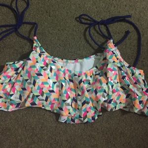 👙Patterned bathing suit top