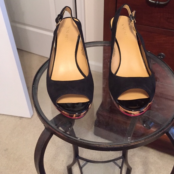 Black suede dress shoe