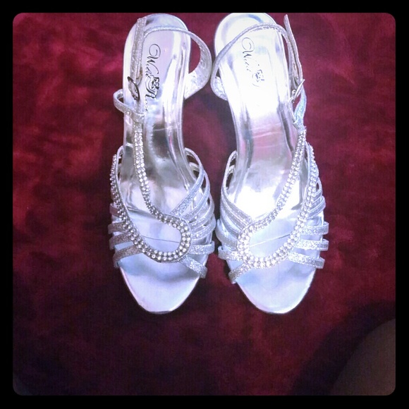 Silver heels