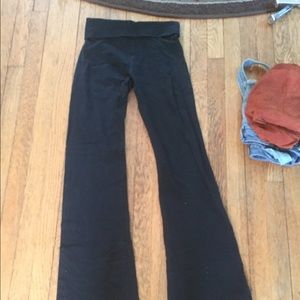 Black hardtail pants
