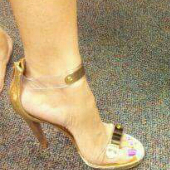 Gold heels