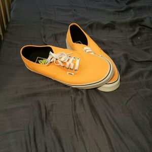 Orange Vans NWOT