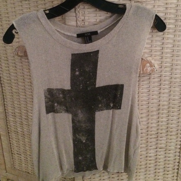 Forever 21 cross tank top