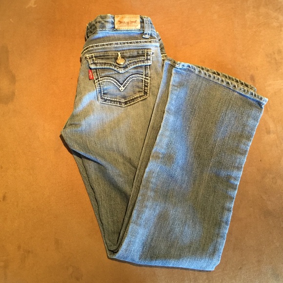 Bundle of Levi's, Mossimo, and Justice jeans