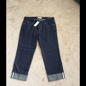 Banana Republic Dark Wash Crop Jeans