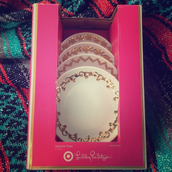 Lilly Pulitzer target appetizer plates