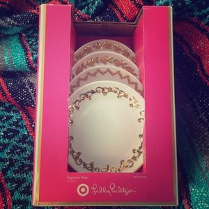 Lilly Pulitzer target appetizer plates