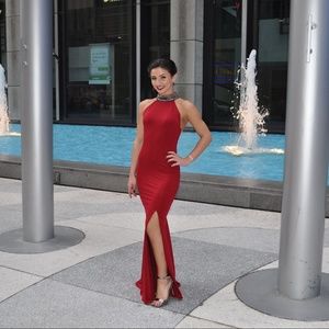 Formal gown by designer Tarik Ediz.