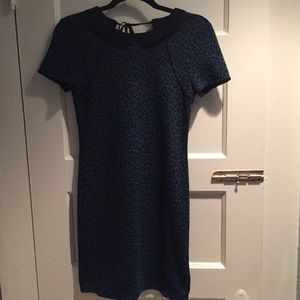 UrbanOutfitters Cooperative Collared Leopard Dress