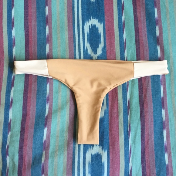 Kaohs Candace Bikini Bottoms Tan & Beige