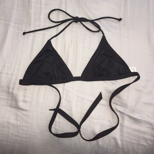 Black triangle Victoria secret bikini top
