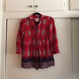Lightly worn Anthropology blouse