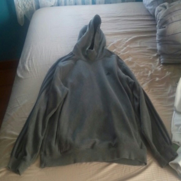Grey adidas hoodie