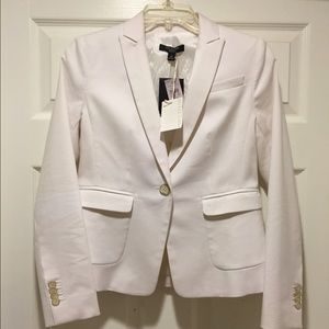 Ann Taylor white blazer
