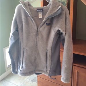 Grey Patagonia Fleece Zip Up