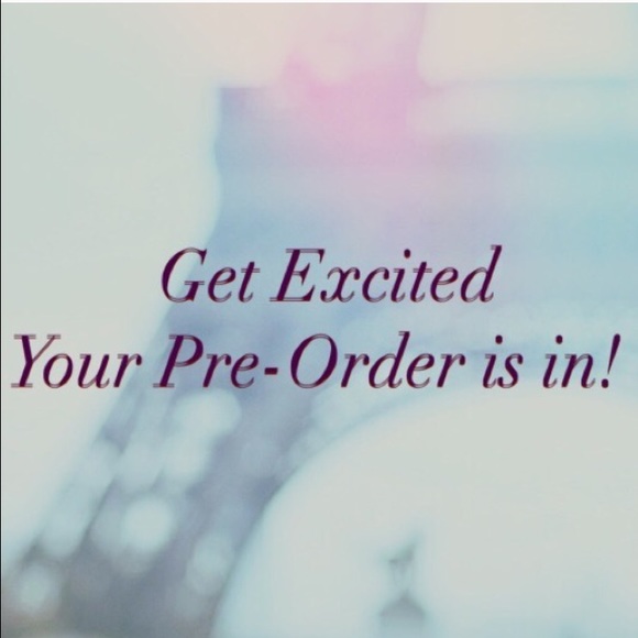 PRE ORDER