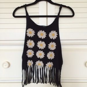 Daisy Fringe Top
