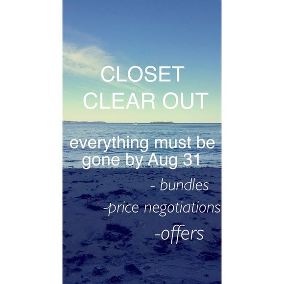 CLOSET CLEAR OUT!!!