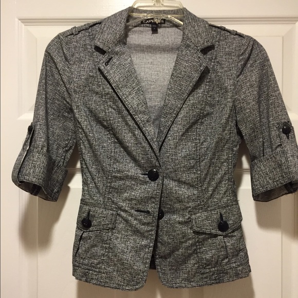 Express Grey Blazer