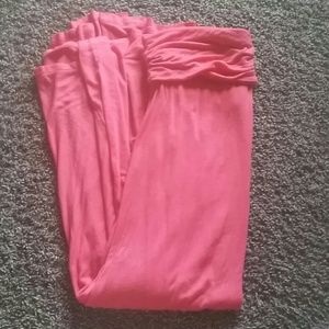Hot pink maxi skirt