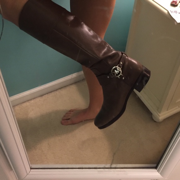 Brown Michael Kors Riding boots