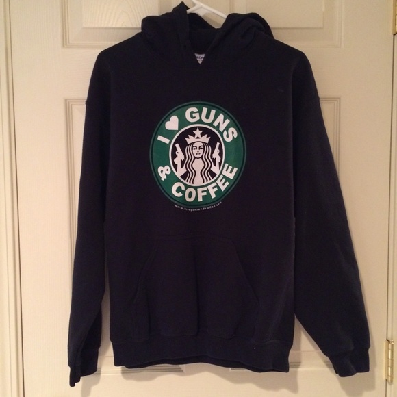 I love guns & coffee hoodie