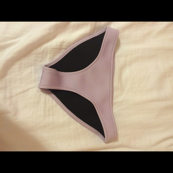 lavender triangle xsmall swim bottoms