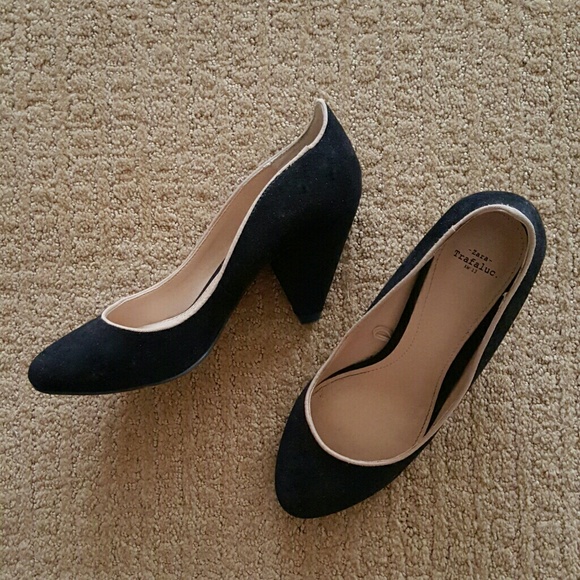 ZARA BLACK HEELS SZ 38