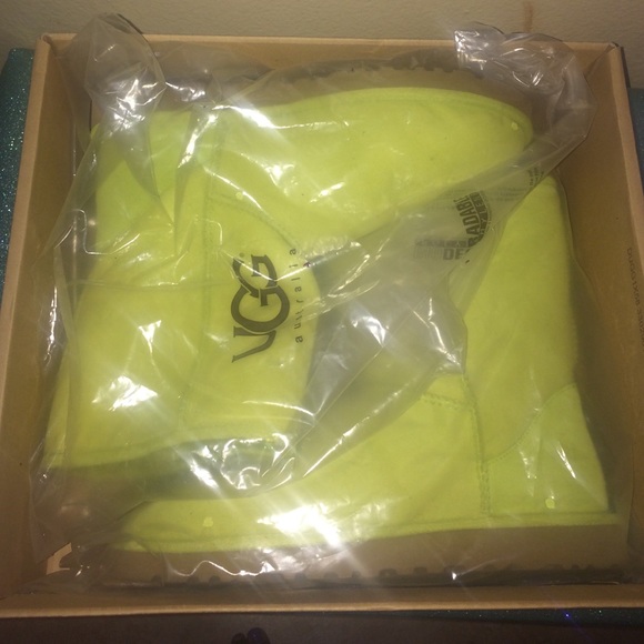 Lime green uggs