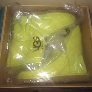 Lime green uggs