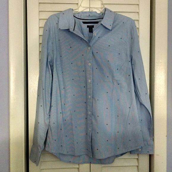 Tommy Hilfiger Baby Blue Button-Down