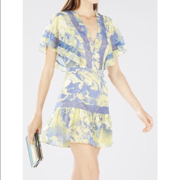 Bcbg flutter dress