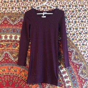 Long sleeve H&M burgundy dress