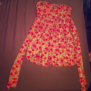 strapless summer dress