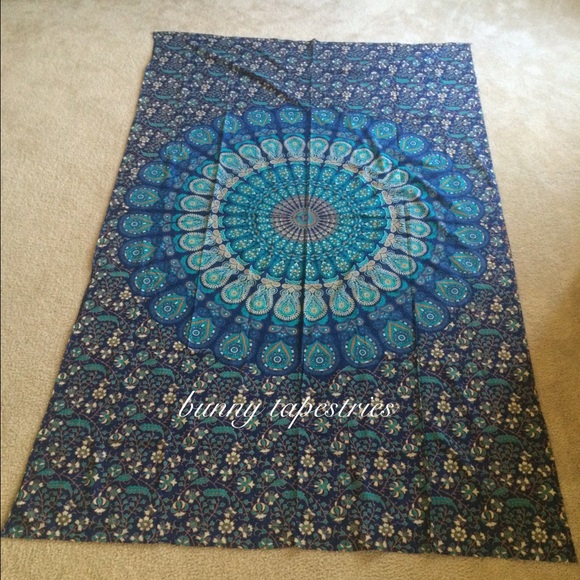 Tapestry - Blue Medallion