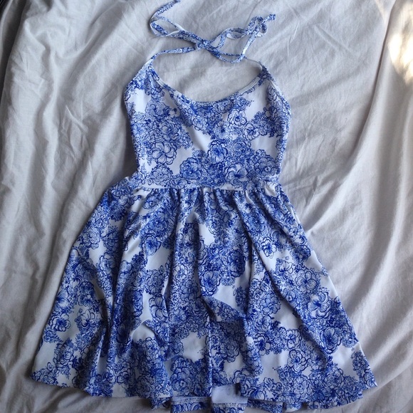 Printed Nylon Tricot Figure Skater Dress