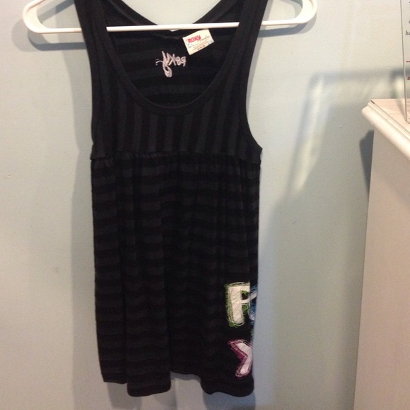 Roxy black tank top