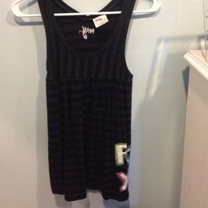Roxy black tank top