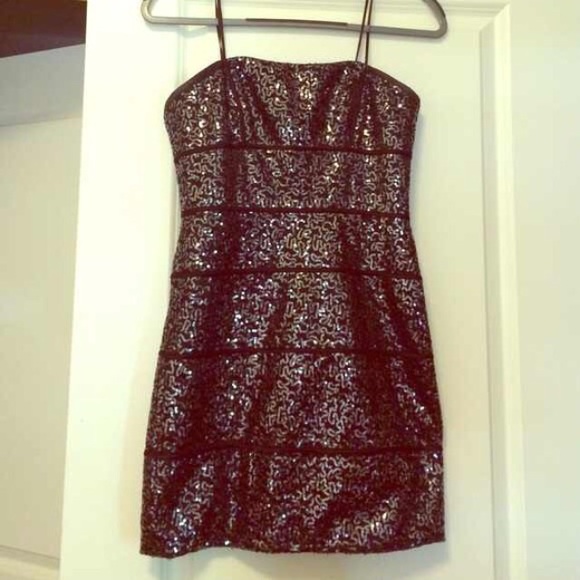 BCBGMaxAzria Formal Sequin Dress Size 2