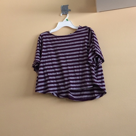 BUNDLE:  two striped crop tops